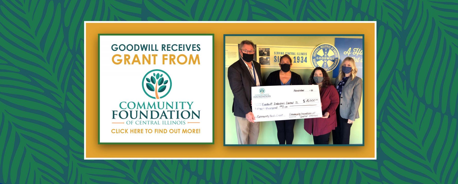 Goodwill Receives Grant from CFCI