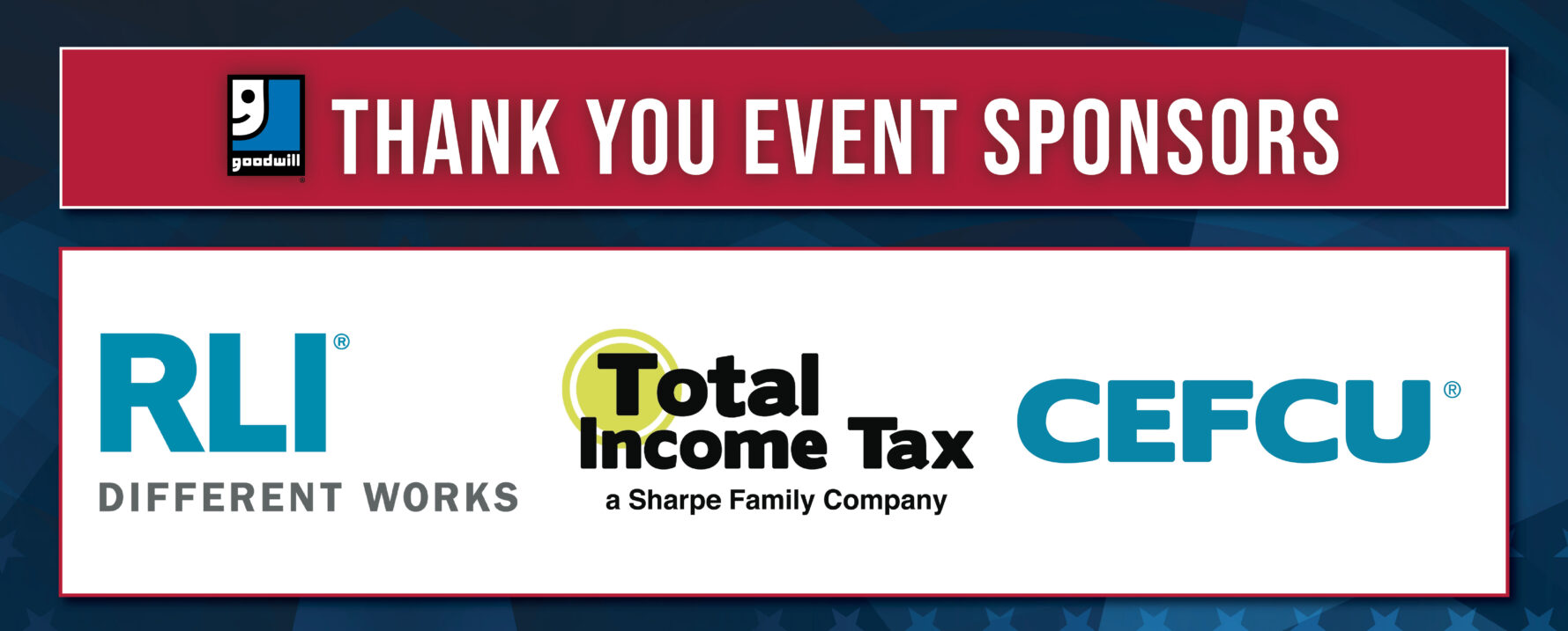Patriot Weekend Event Sponsors 2025