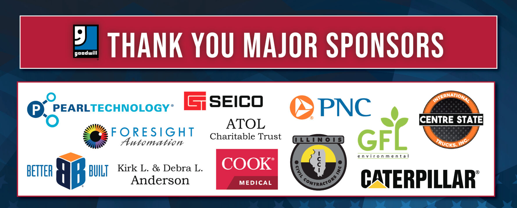 Patriot Weekend Major Sponsors 1 2025