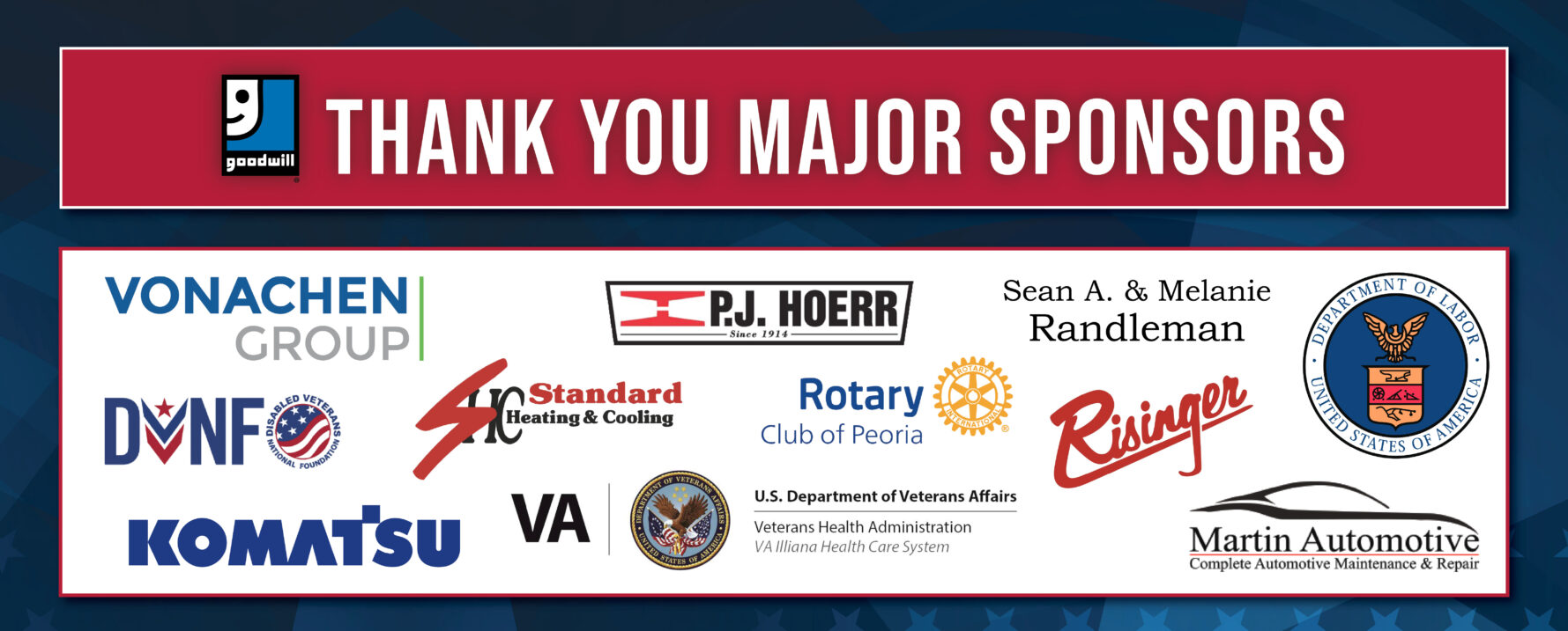 Patriot Weekend Major Sponsors 2 2025